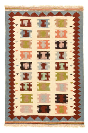 Alfombra Kelim - Oriental - 140 x 97 cm - multicolor