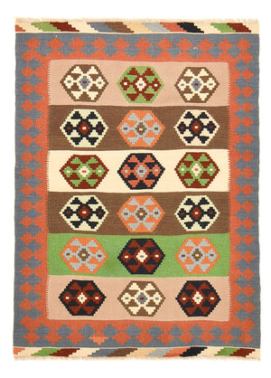 Alfombra Kelim - Oriental - 137 x 100 cm - multicolor