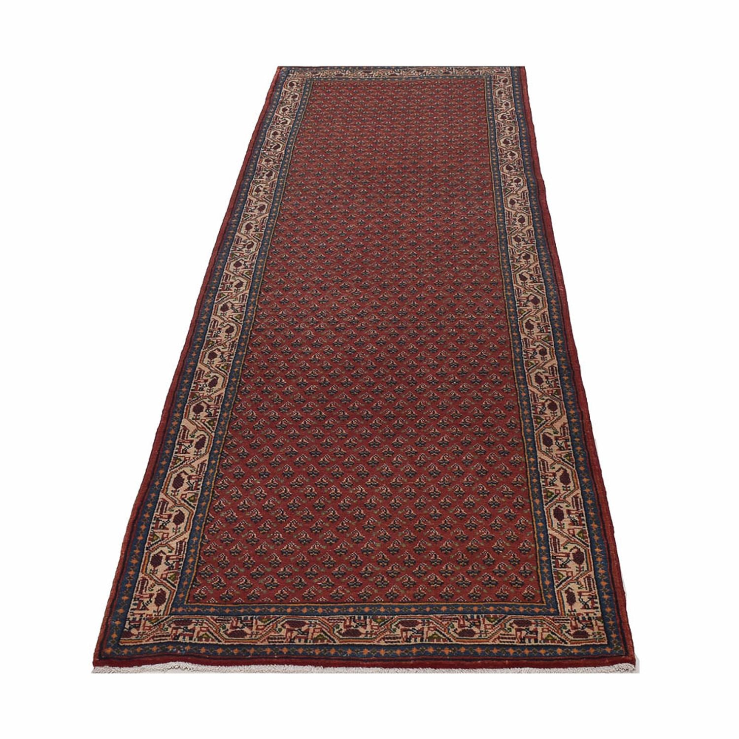 Alfombra de pasillo Alfombra persa - Mir - 302 x 83 cm - óxido