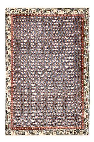 Alfombra persa - Mir - 145 x 94 cm - azul marino