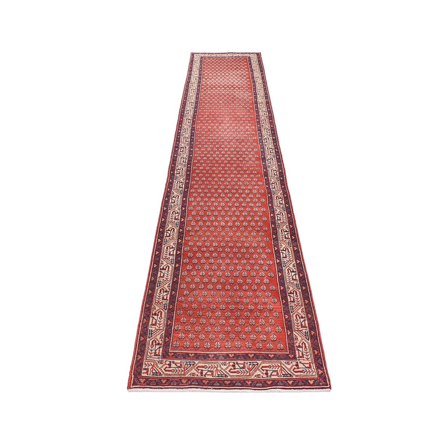 Alfombra de pasillo Alfombra persa - Mir - 462 x 77 cm - óxido
