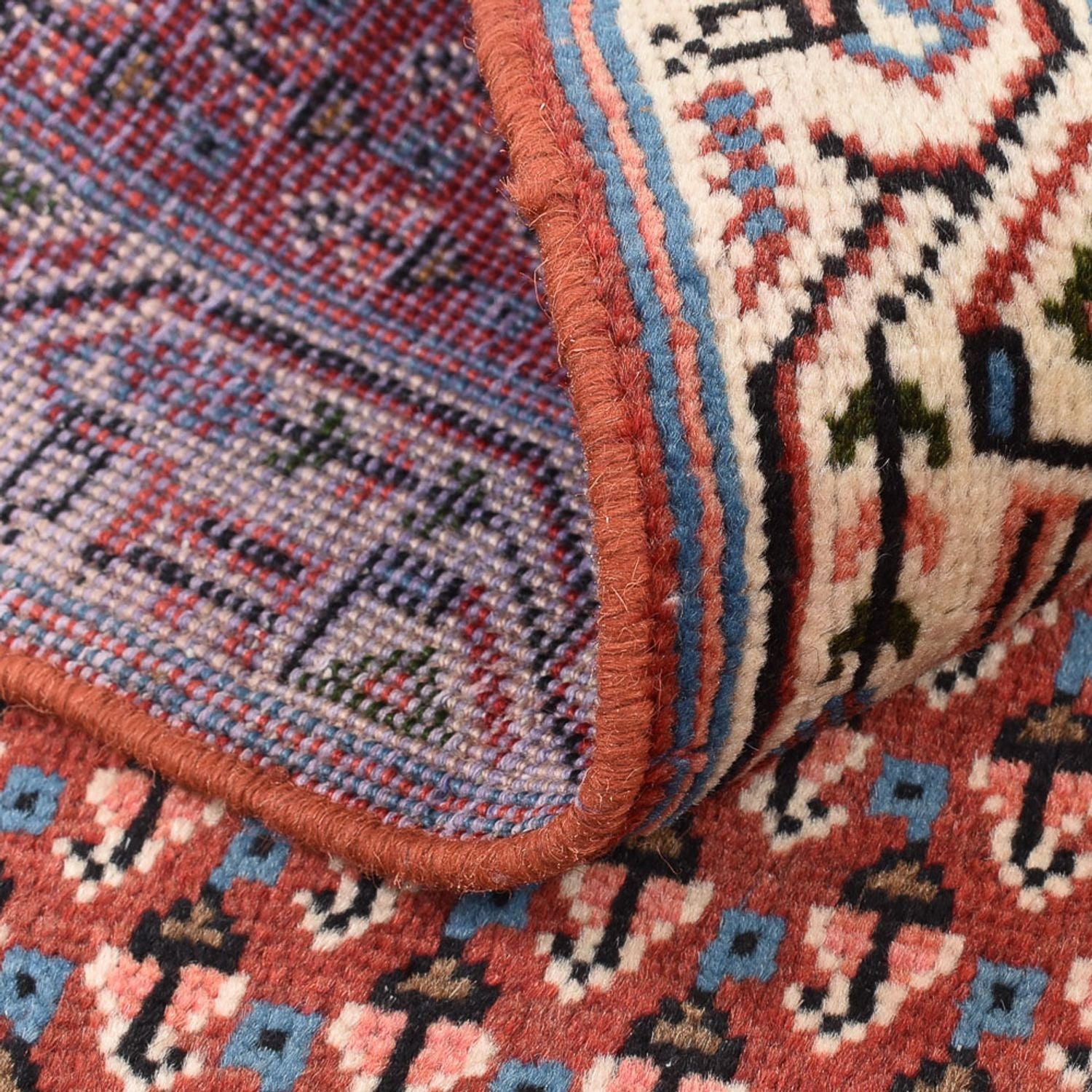 Alfombra persa - Mir - 124 x 67 cm - óxido