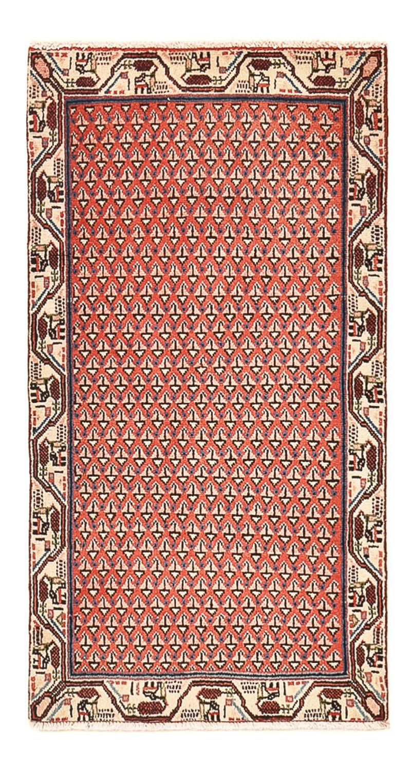 Alfombra persa - Mir - 117 x 62 cm - óxido