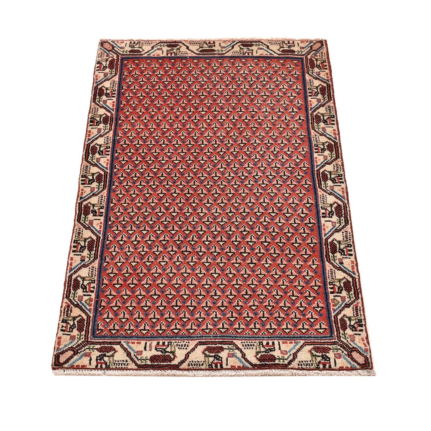 Alfombra persa - Mir - 117 x 62 cm - óxido