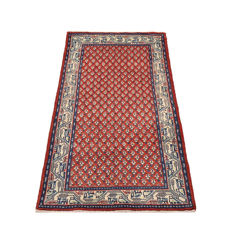 Alfombra de pasillo Alfombra persa - Mir - 126 x 57 cm - rojo