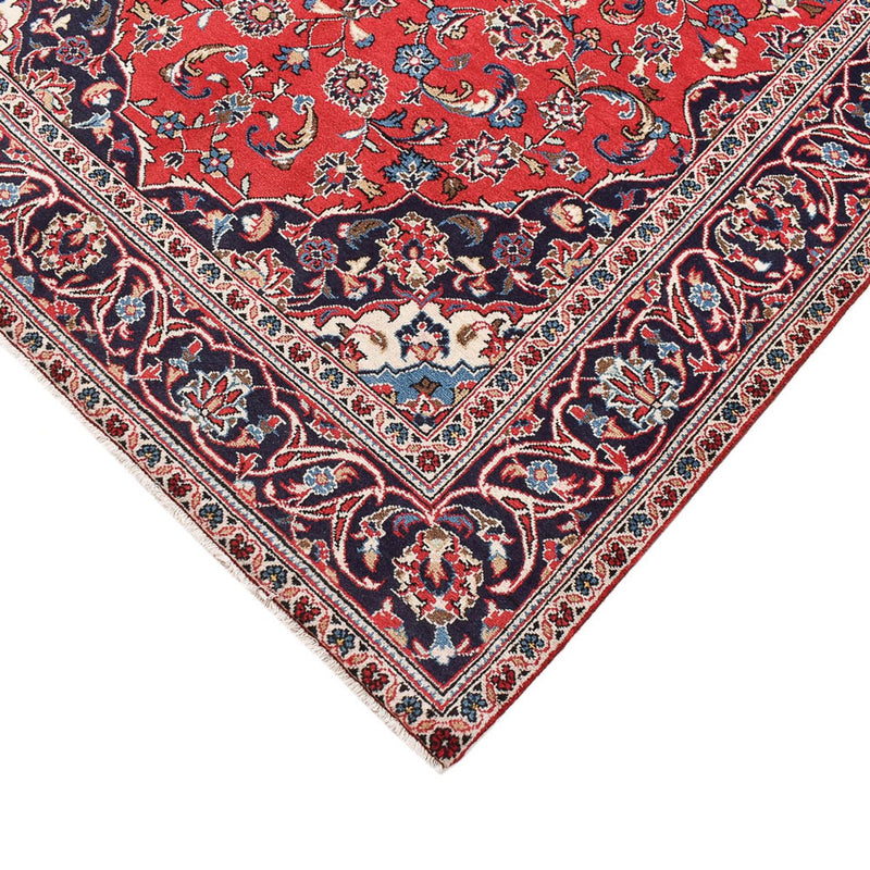 Alfombra persa - Keshan - 253 x 144 cm - rojo
