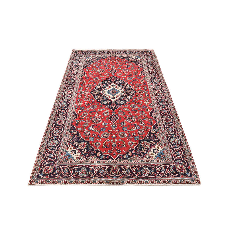 Alfombra persa - Keshan - 253 x 144 cm - rojo