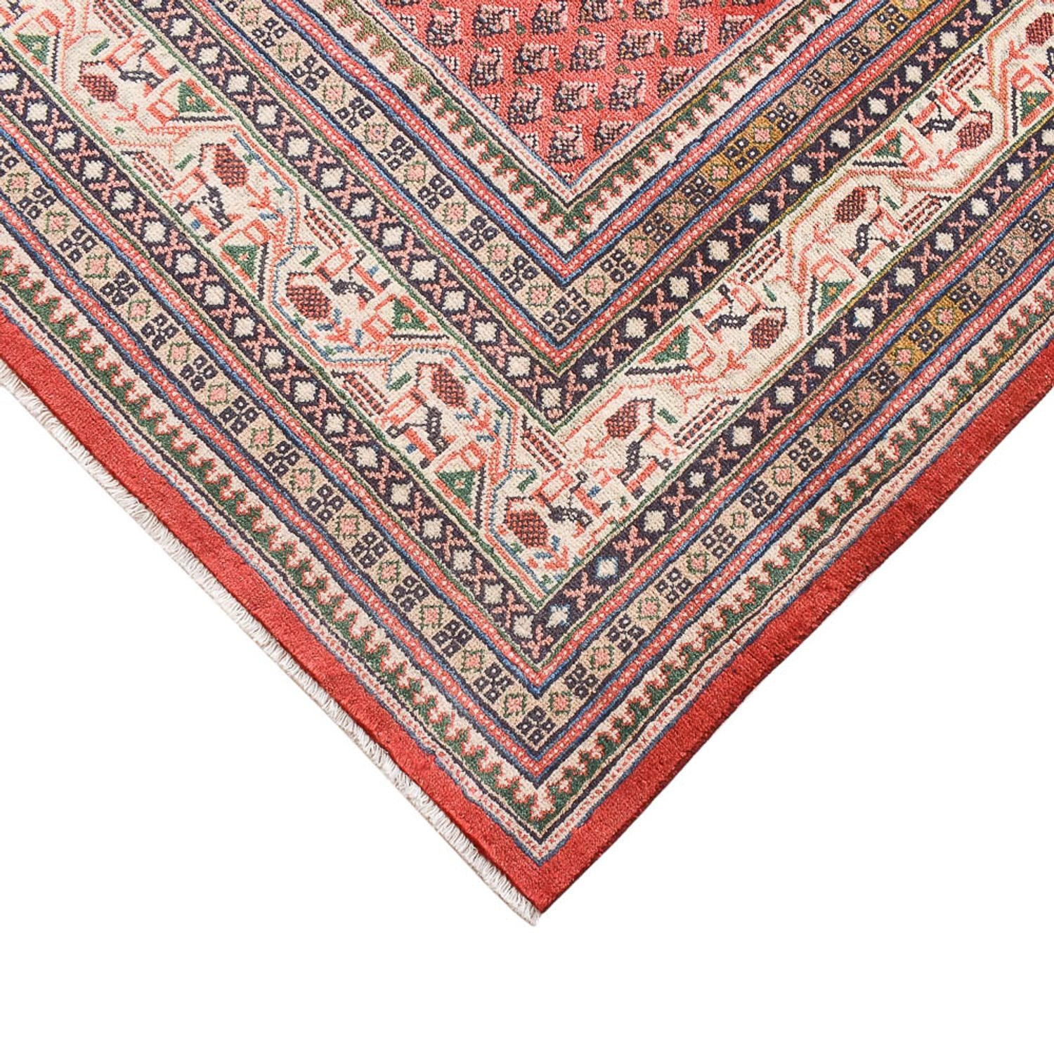 Alfombra persa - Mir - 320 x 214 cm - rojo