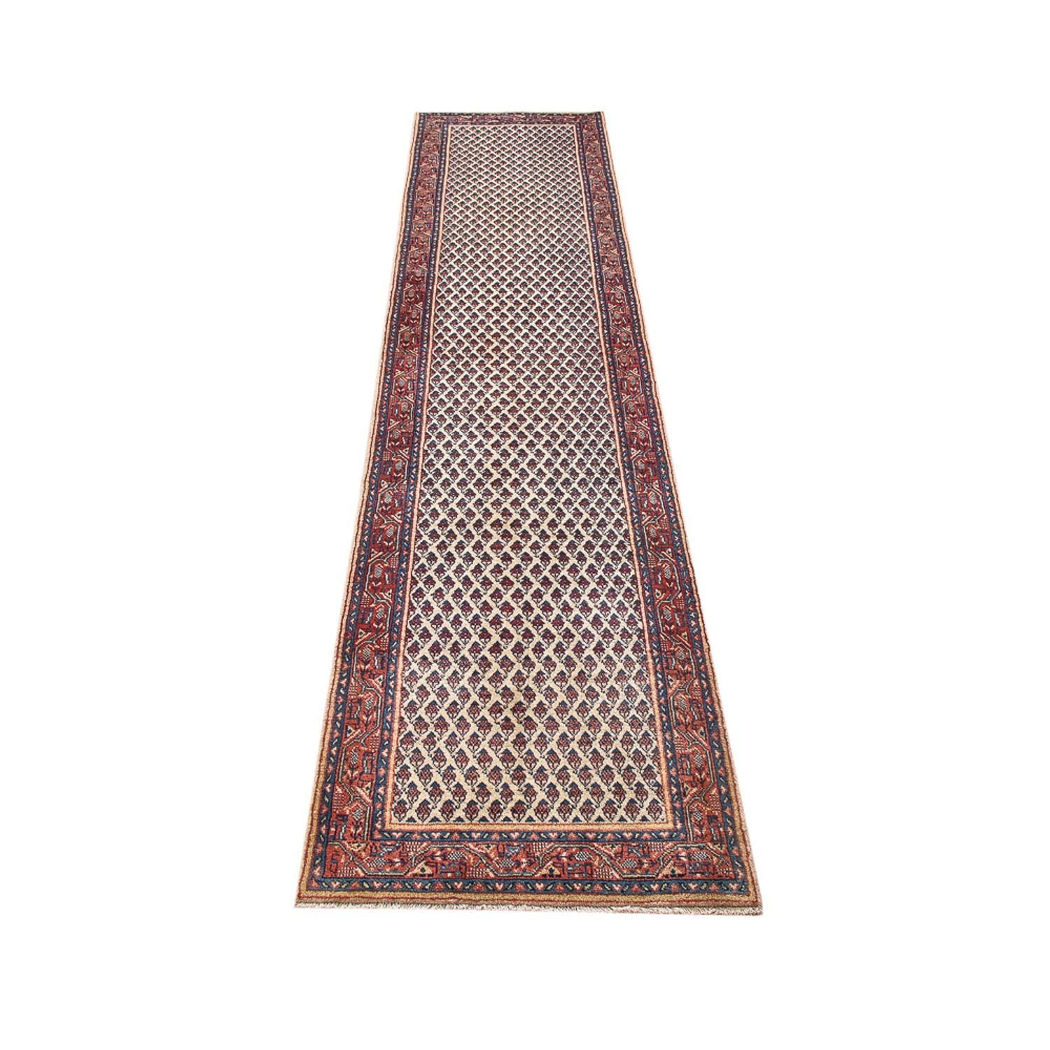 Alfombra de pasillo Alfombra persa - Mir - 304 x 67 cm - taupe