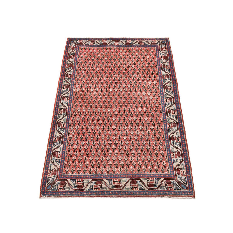 Alfombra persa - Mir - 135 x 71 cm - rojo claro