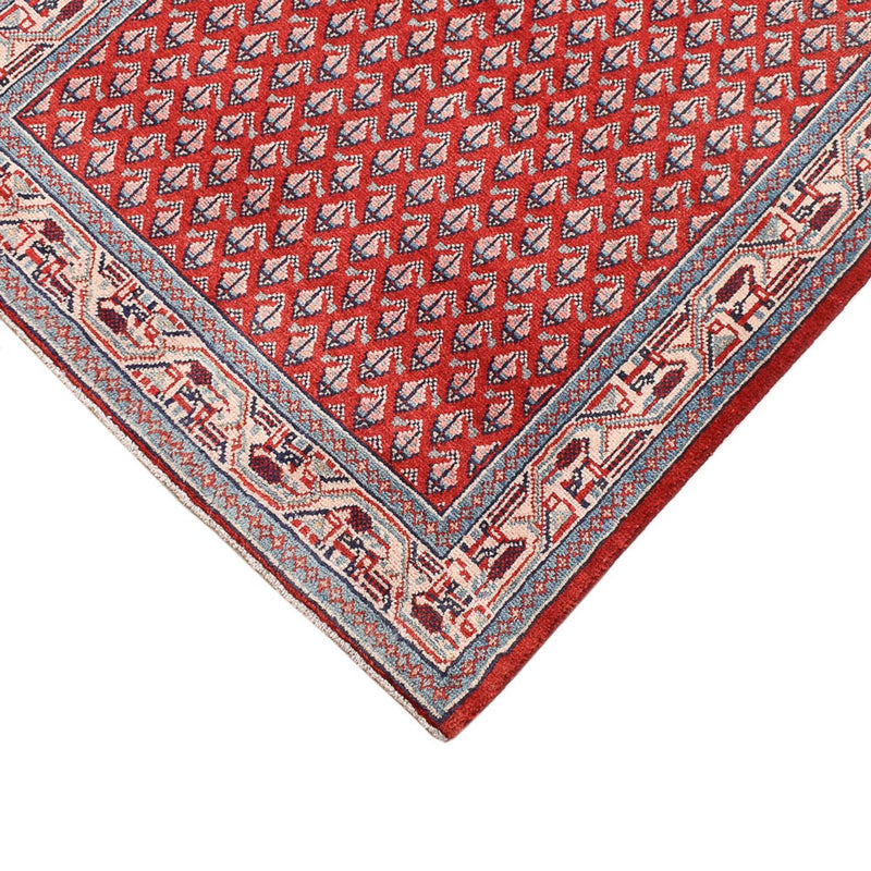 Alfombra persa - Mir - 135 x 66 cm - rojo oscuro