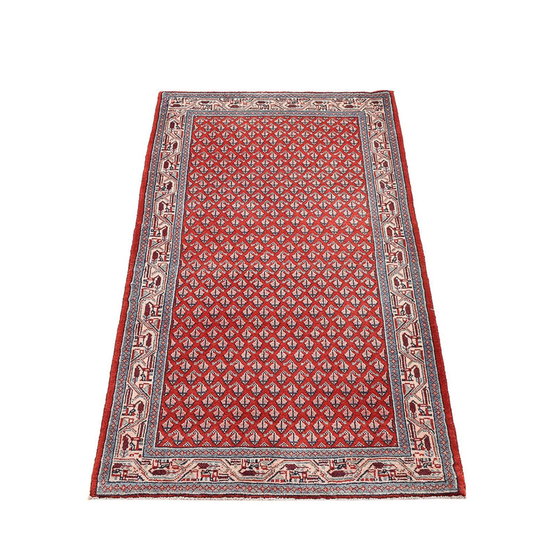 Alfombra persa - Mir - 135 x 66 cm - rojo oscuro