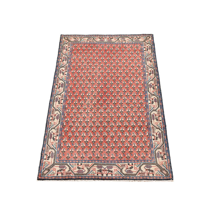 Alfombra persa - Mir - 123 x 62 cm - rojo claro