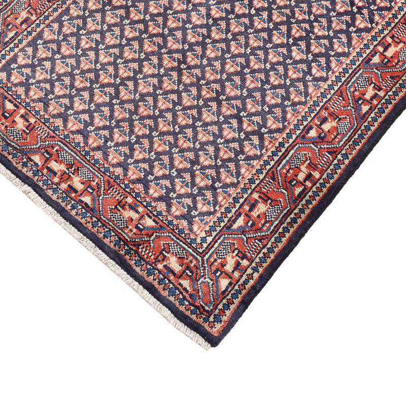 Alfombra persa - Mir - 129 x 63 cm - rojo oscuro