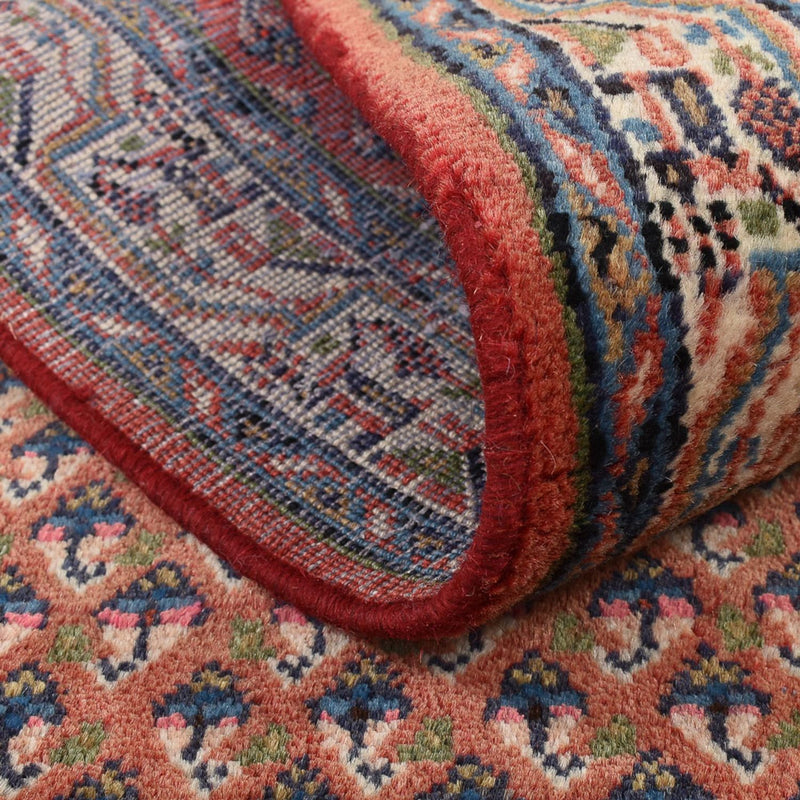 Alfombra persa - Mir - 139 x 68 cm - rojo oscuro