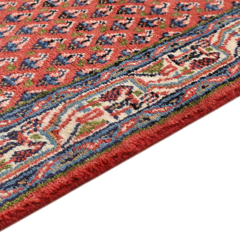 Alfombra persa - Mir - 132 x 69 cm - rojo oscuro