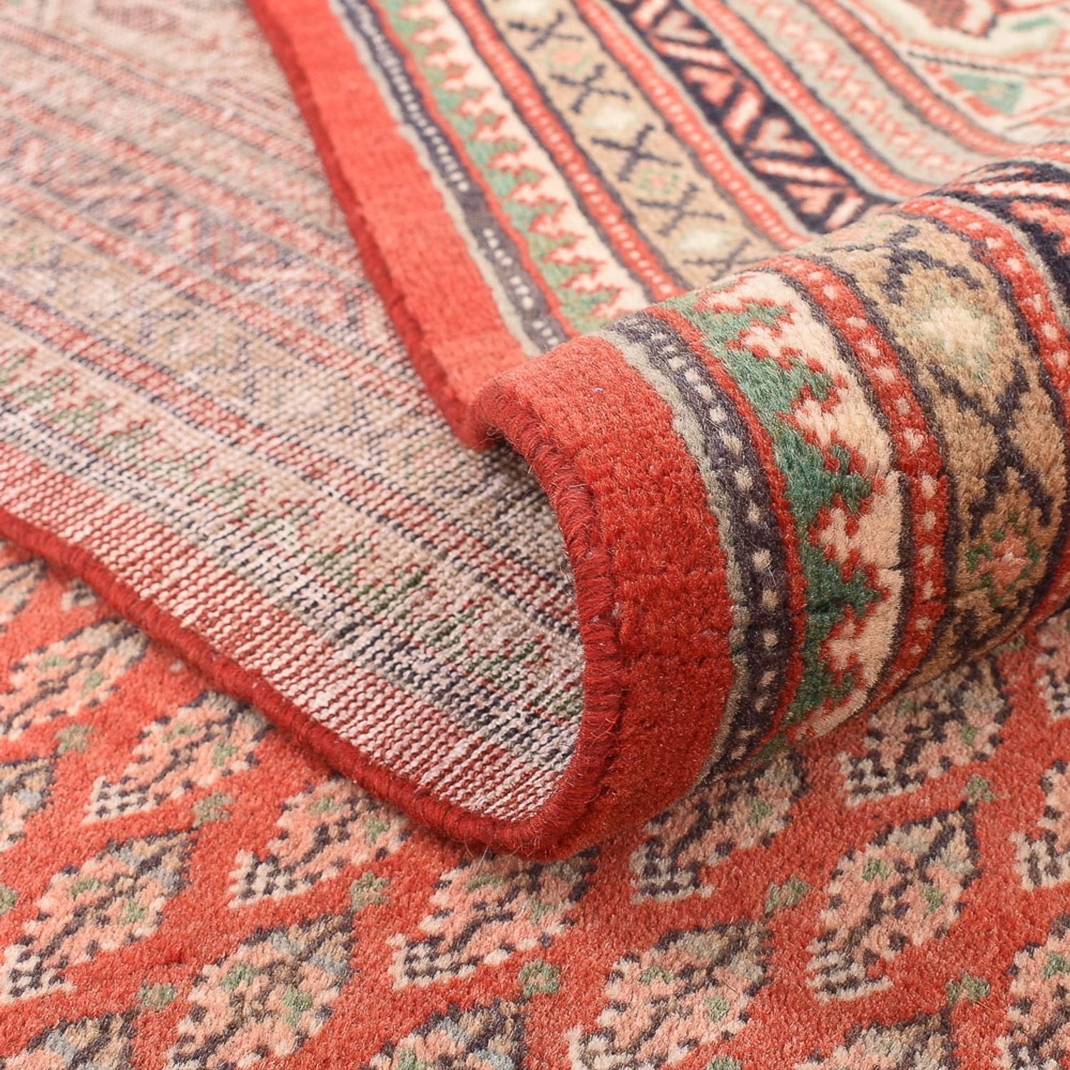 Alfombra persa - Mir - 315 x 223 cm - rojo claro