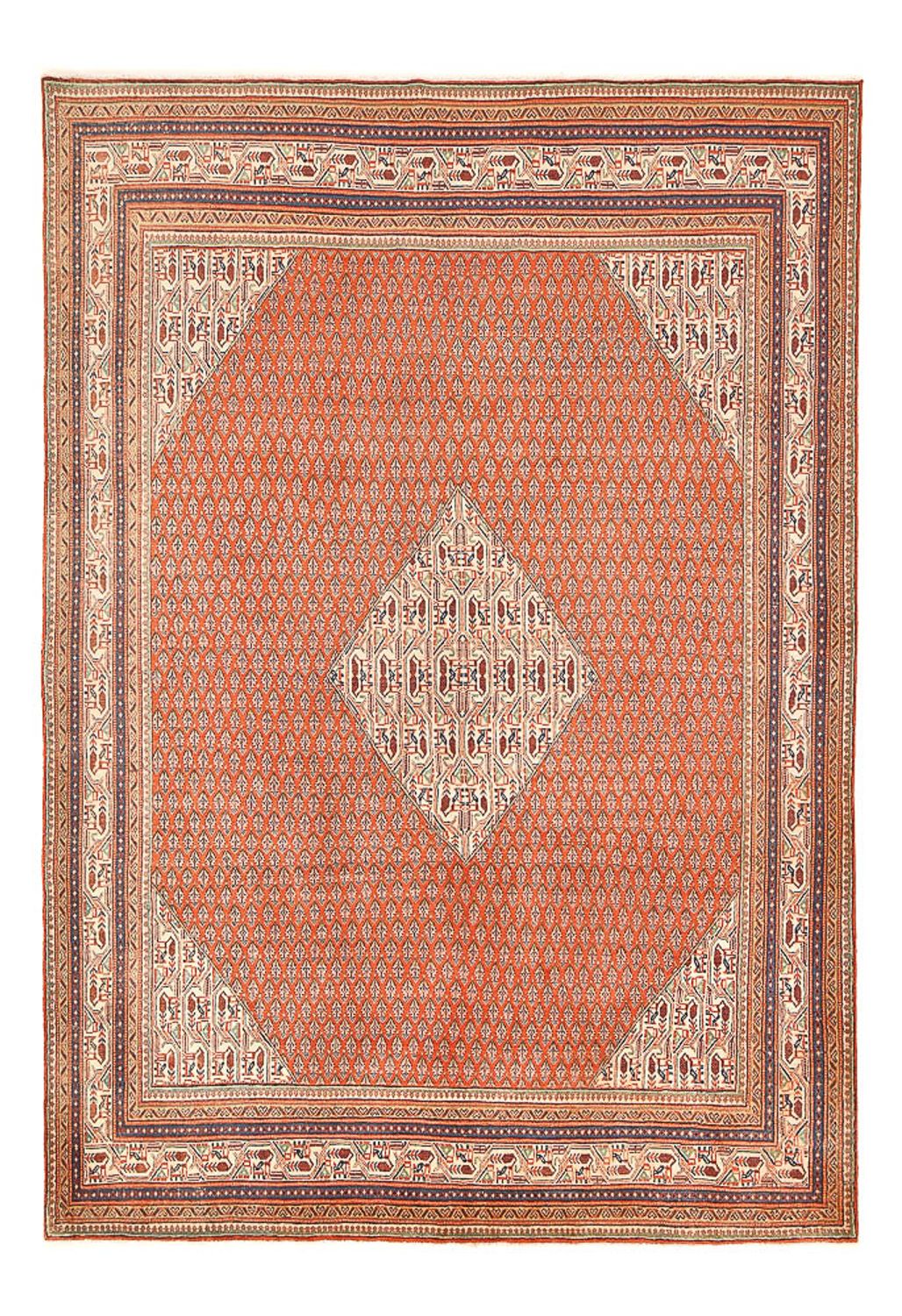 Alfombra persa - Mir - 307 x 210 cm - rojo claro