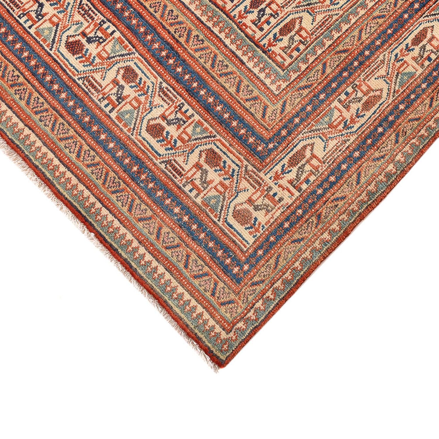 Alfombra persa - Mir - 307 x 210 cm - rojo claro