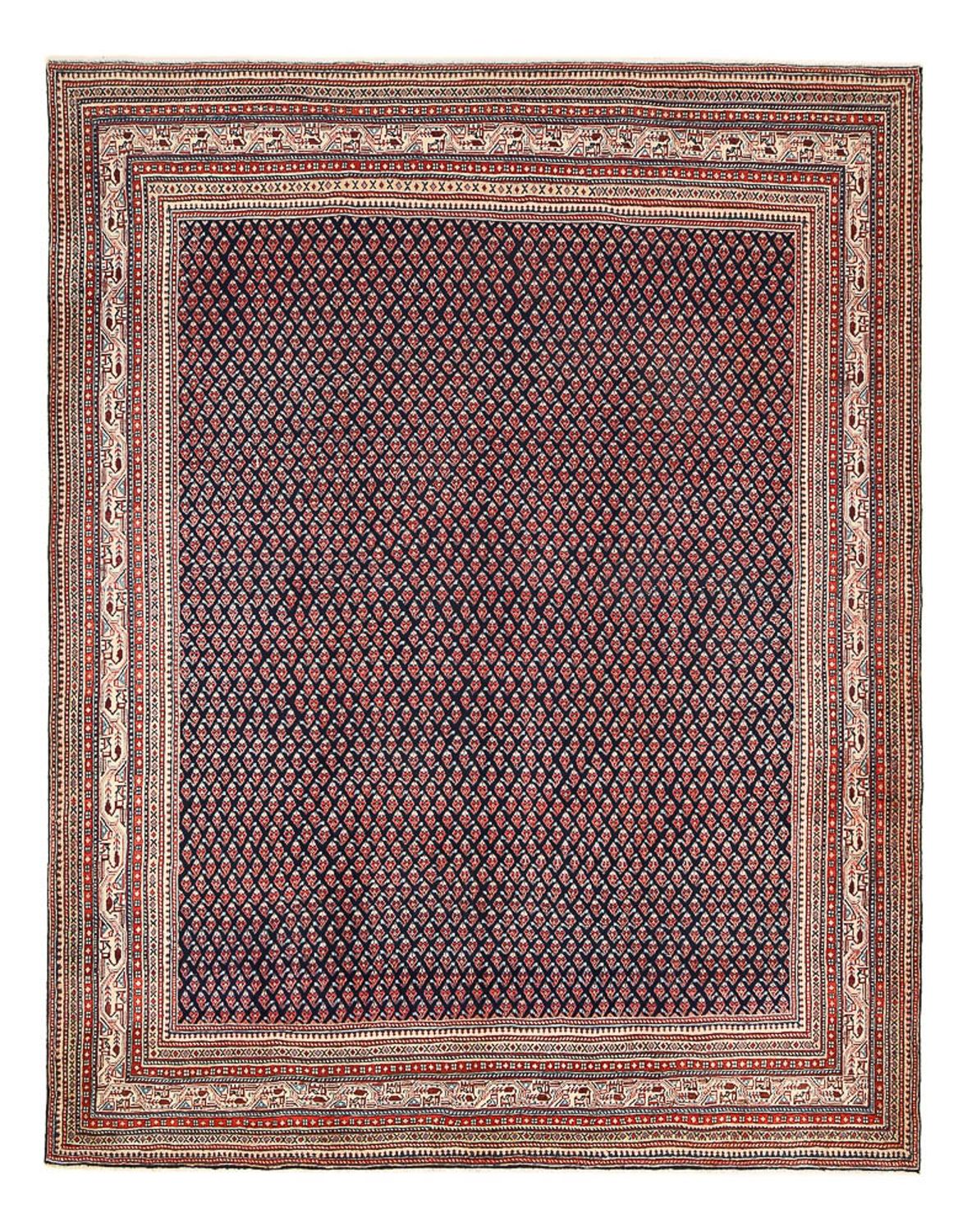 Alfombra persa - Mir - 320 x 247 cm - rojo oscuro