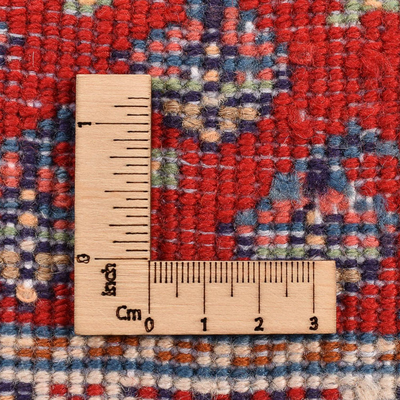 Alfombra de pasillo Alfombra persa - Mir - 200 x 76 cm - rojo