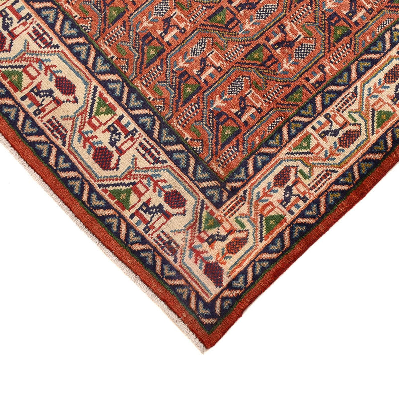 Alfombra de pasillo Alfombra persa - Mir - 245 x 100 cm - rojo claro