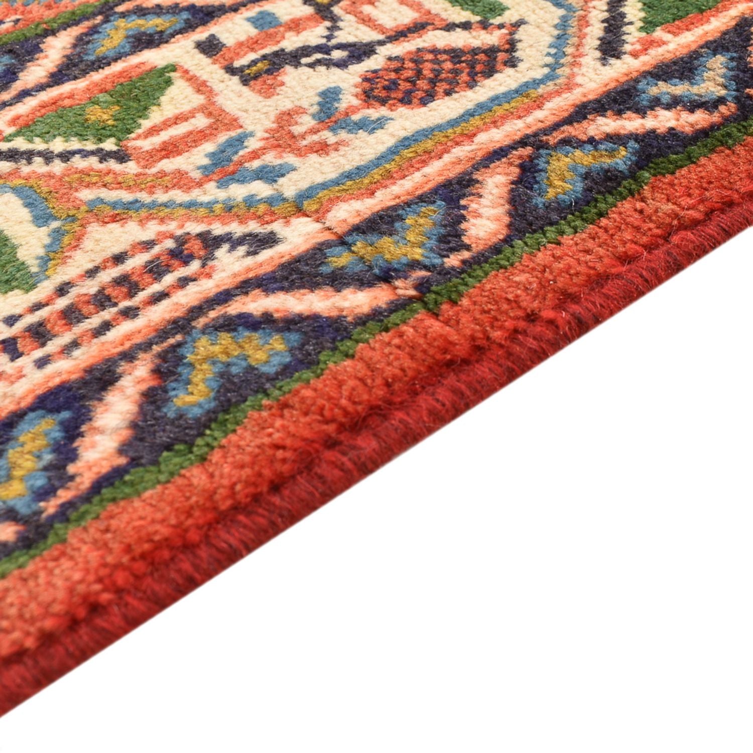 Alfombra de pasillo Alfombra persa - Mir - 245 x 100 cm - rojo claro