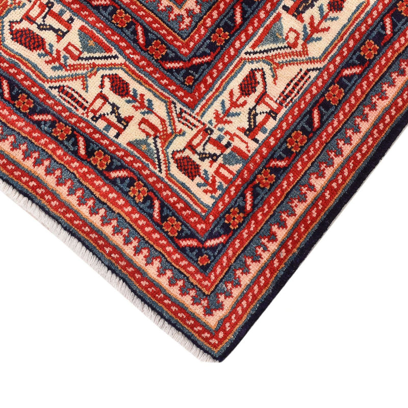 Alfombra persa - Mir - 295 x 188 cm - rojo oscuro