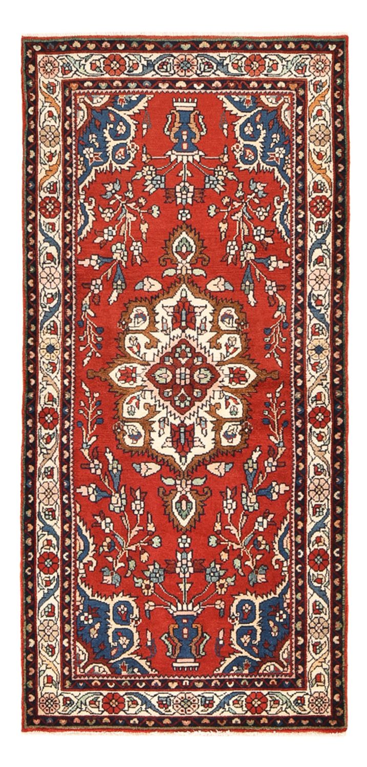 Alfombra de pasillo Alfombra persa - Nómada - 195 x 90 cm - rojo