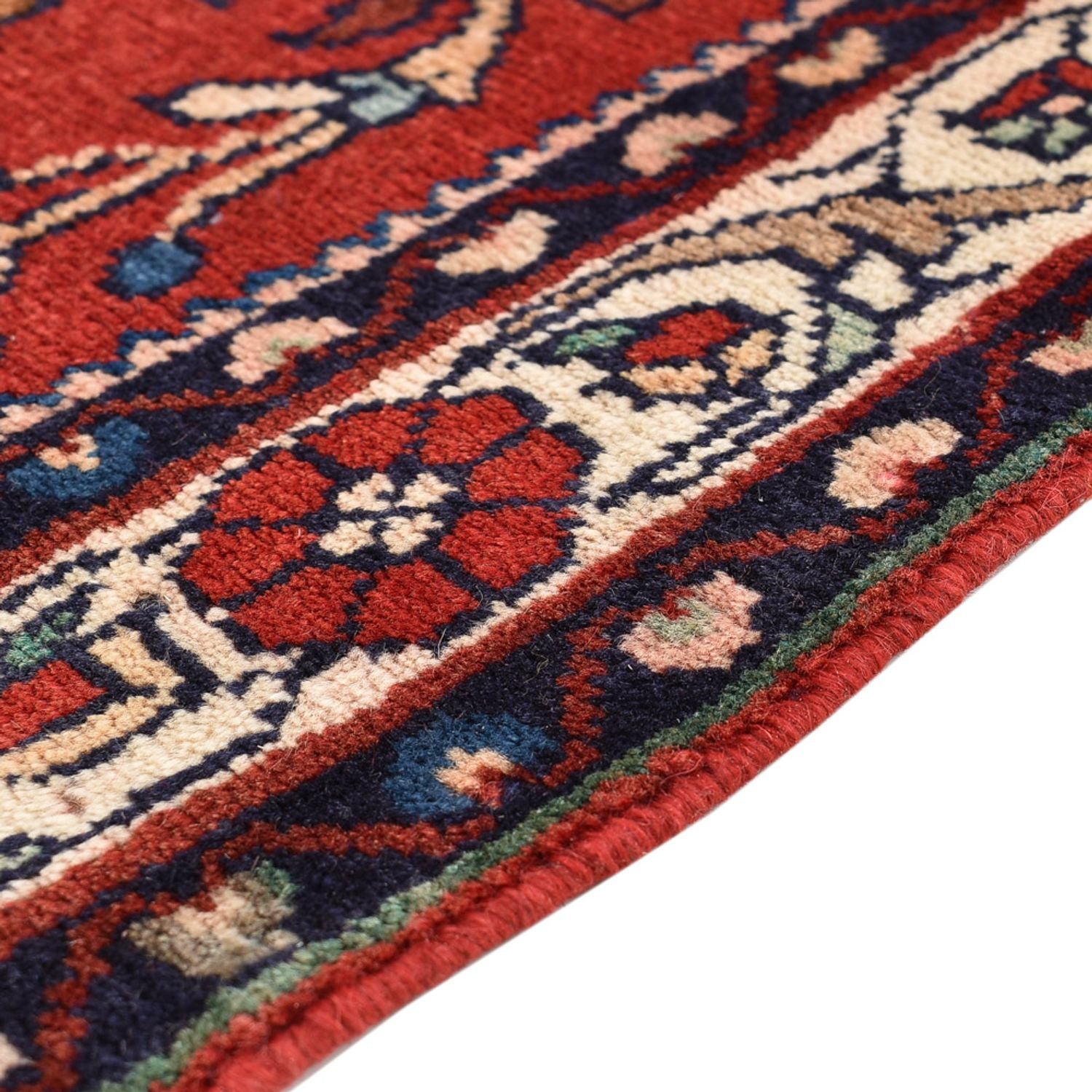 Alfombra de pasillo Alfombra persa - Nómada - 195 x 90 cm - rojo