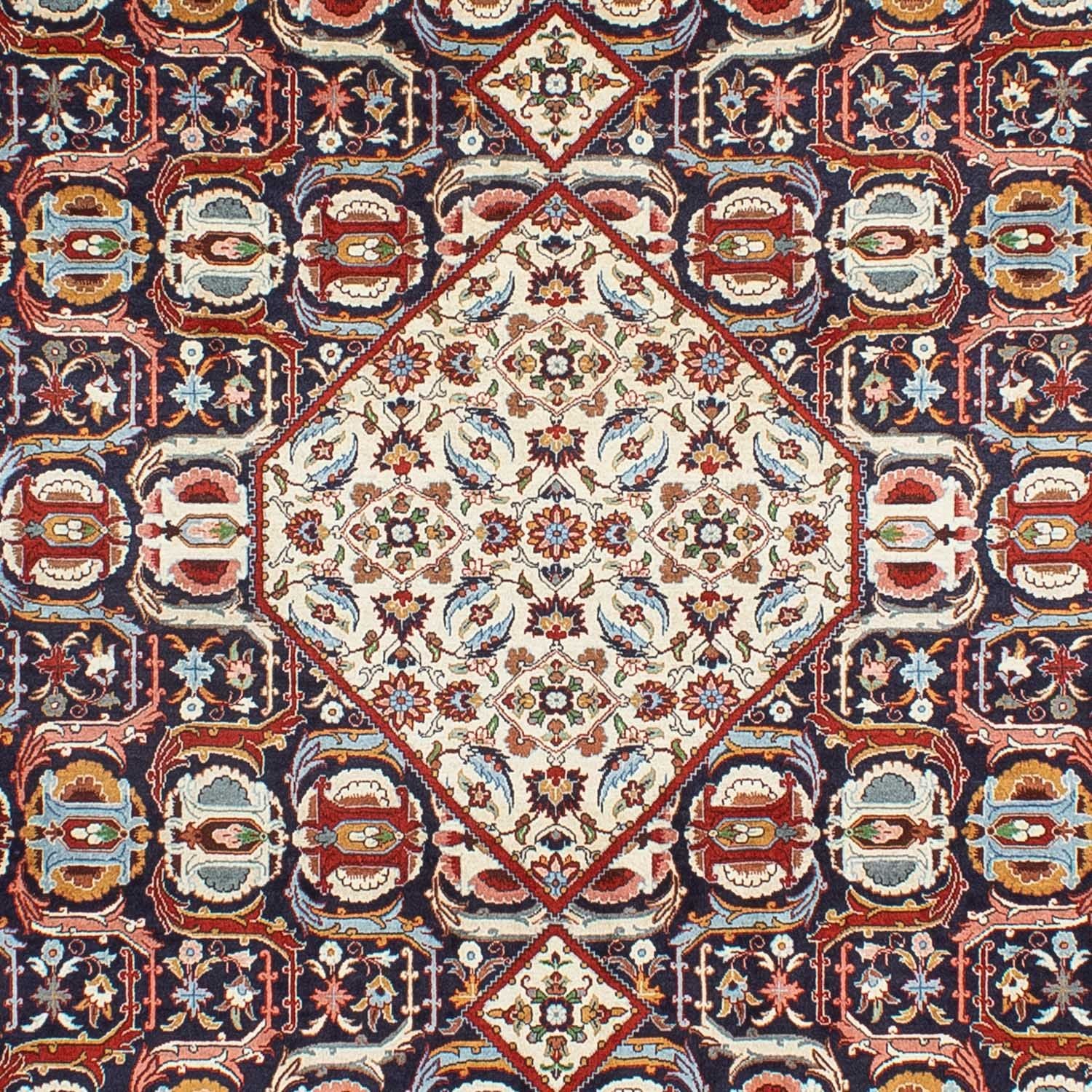 Alfombra persa - Real - 317 x 212 cm - azul oscuro