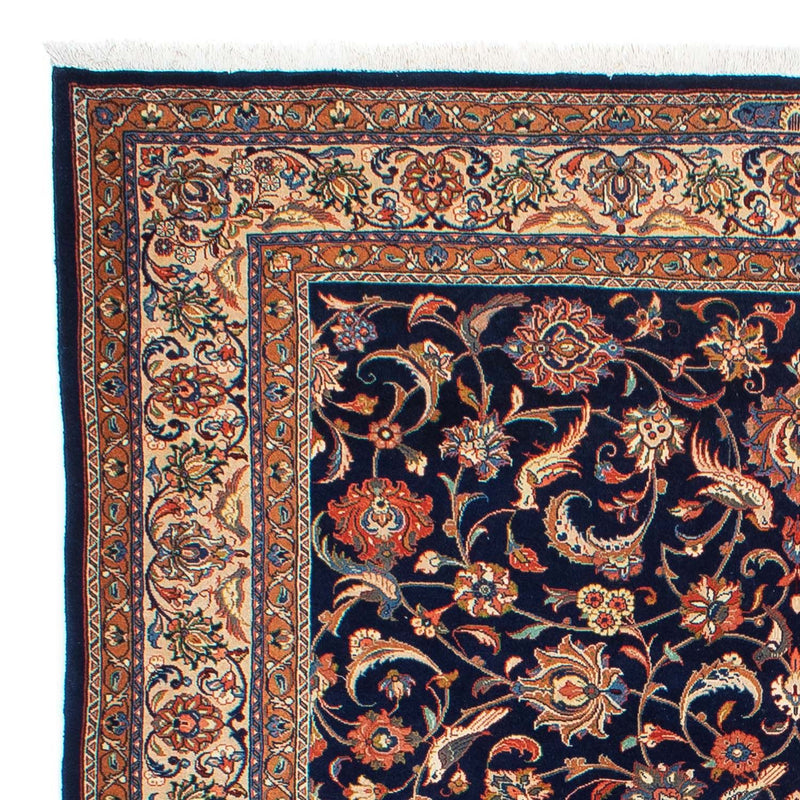 Alfombra persa - Real - 302 x 216 cm - azul oscuro