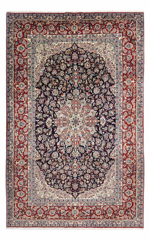Alfombra persa - Real - 325 x 217 cm - azul oscuro