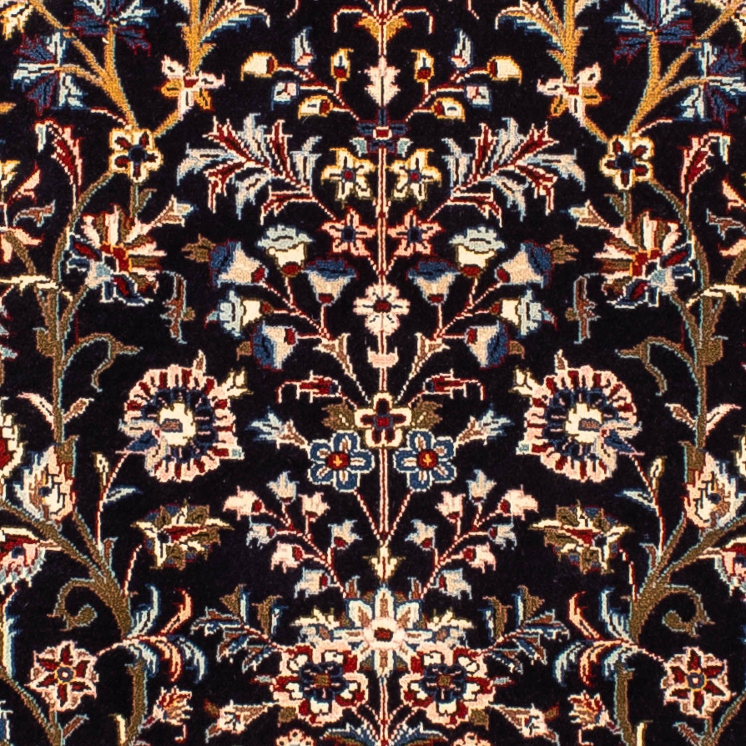Alfombra persa - Real - 278 x 185 cm - azul oscuro