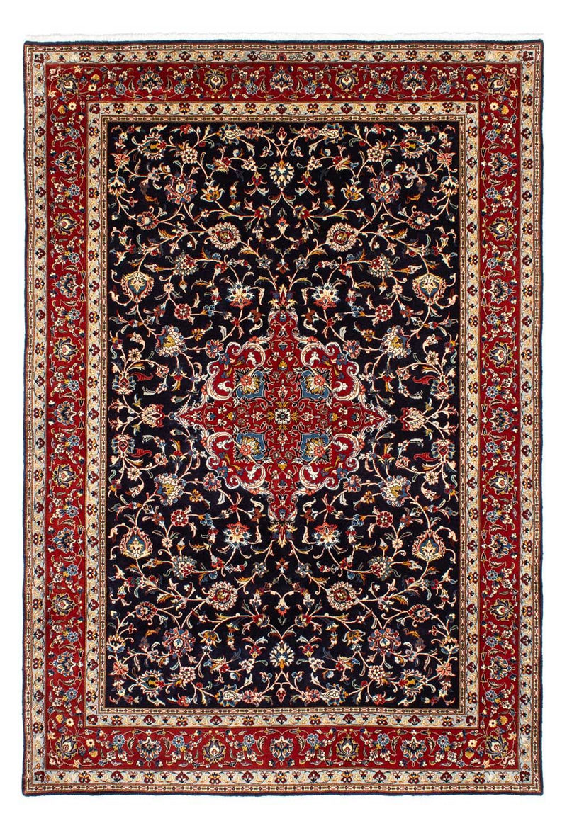 Alfombra persa - Real - 302 x 202 cm - azul oscuro