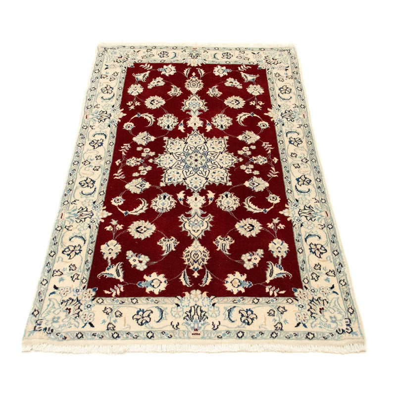Alfombra Persa - Nain - Real - 128 x 75 cm - rojo