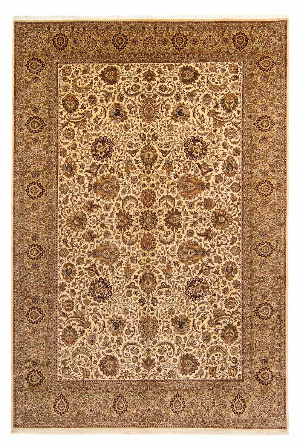 Alfombra Vintage - 433 x 306 cm - marrón claro