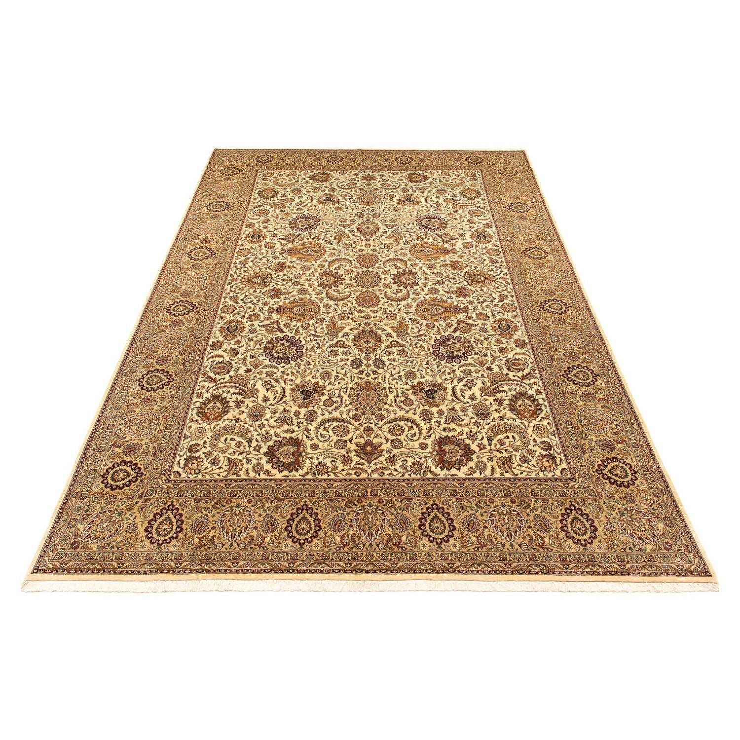 Alfombra Vintage - 433 x 306 cm - marrón claro