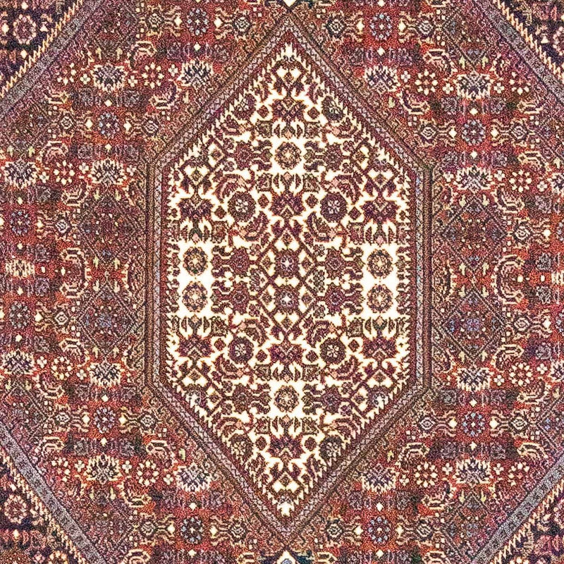 Alfombra persa - Bidjar - 170 x 107 cm - rojo claro