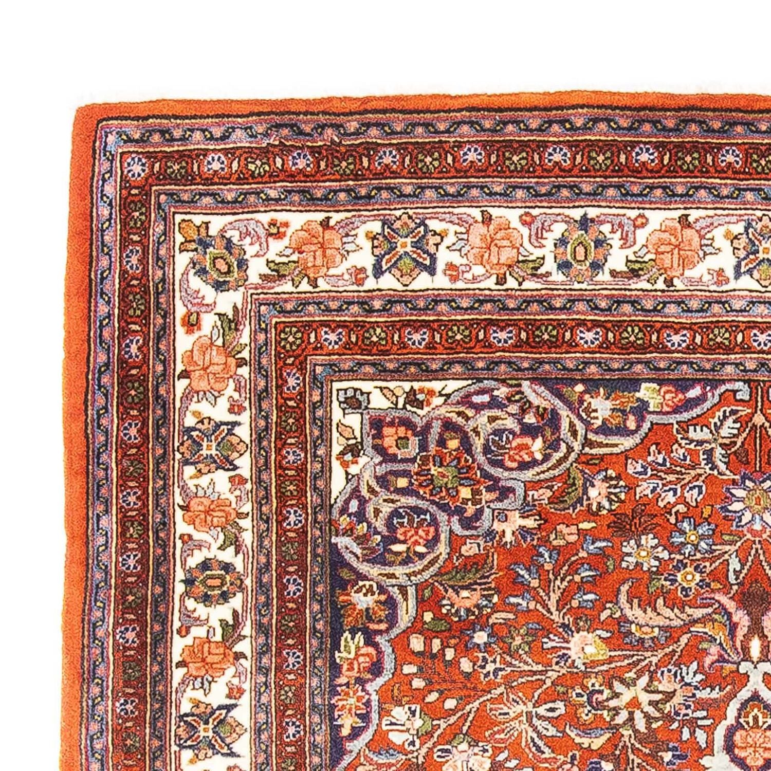 Alfombra persa - Bidjar - 152 x 110 cm - rojo
