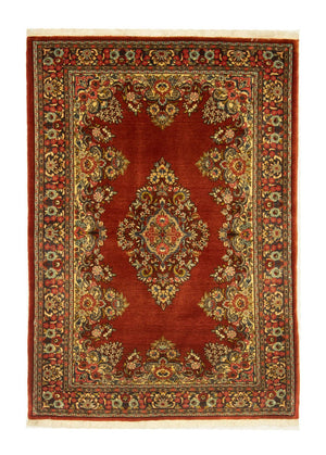 Alfombra persa - Ghom - 144 x 100 cm - óxido