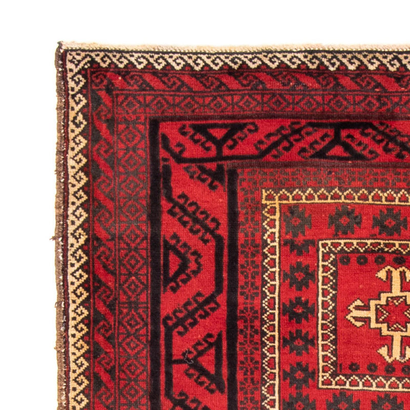 Alfombra de pasillo Alfombra Belutsch - 224 x 119 cm - rojo