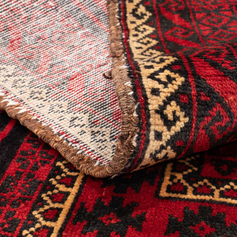 Alfombra de pasillo Alfombra Belutsch - 224 x 119 cm - rojo