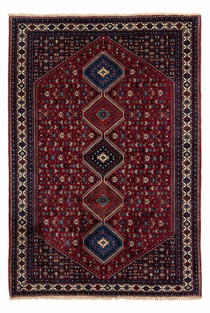 Alfombra persa - Nómada - 298 x 204 cm - rojo oscuro