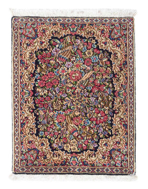 Alfombra persa - Real - 70 x 53 cm - azul