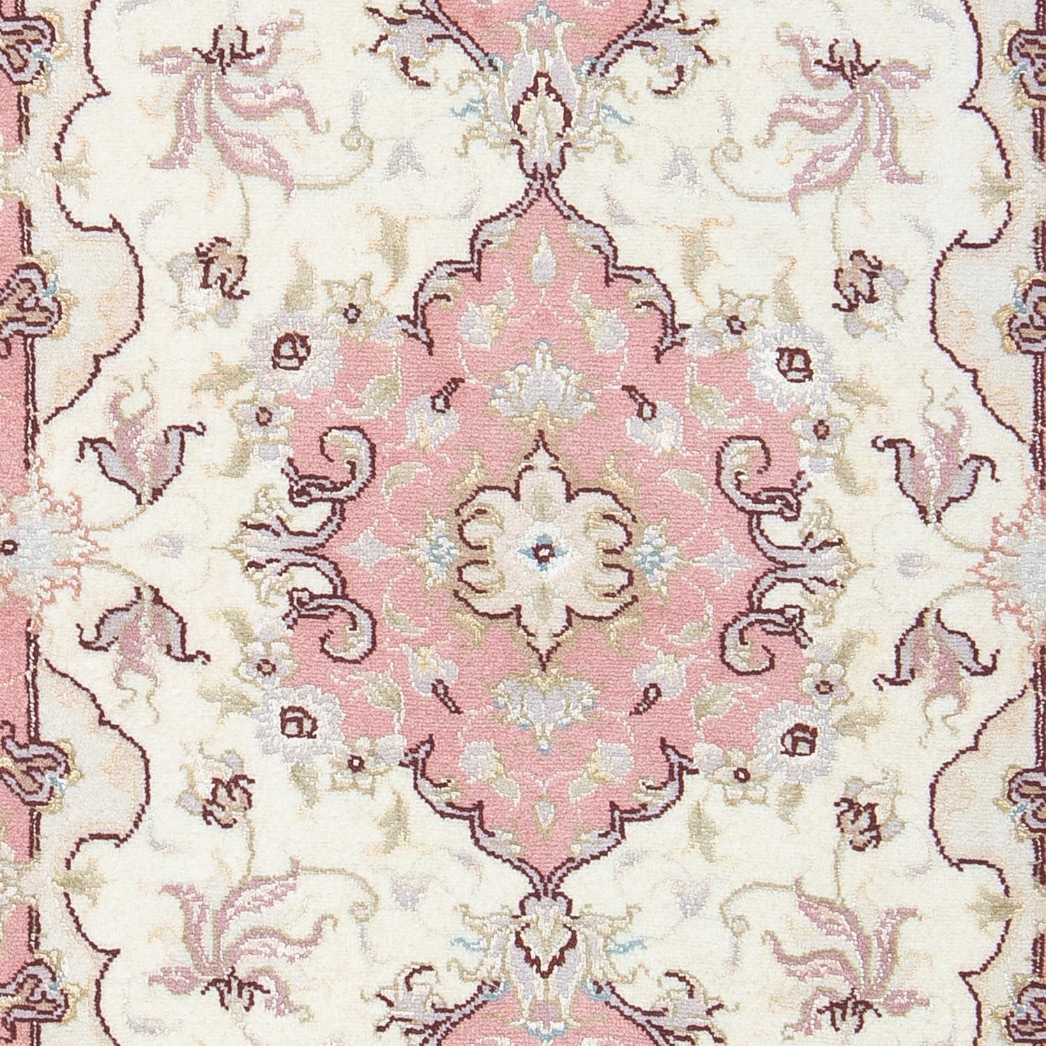 Alfombra Persa - Tabriz - Real - 92 x 60 cm - beige