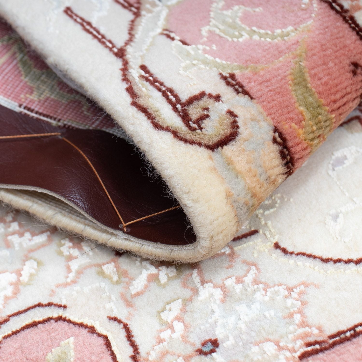 Alfombra Persa - Tabriz - Real - 92 x 60 cm - beige