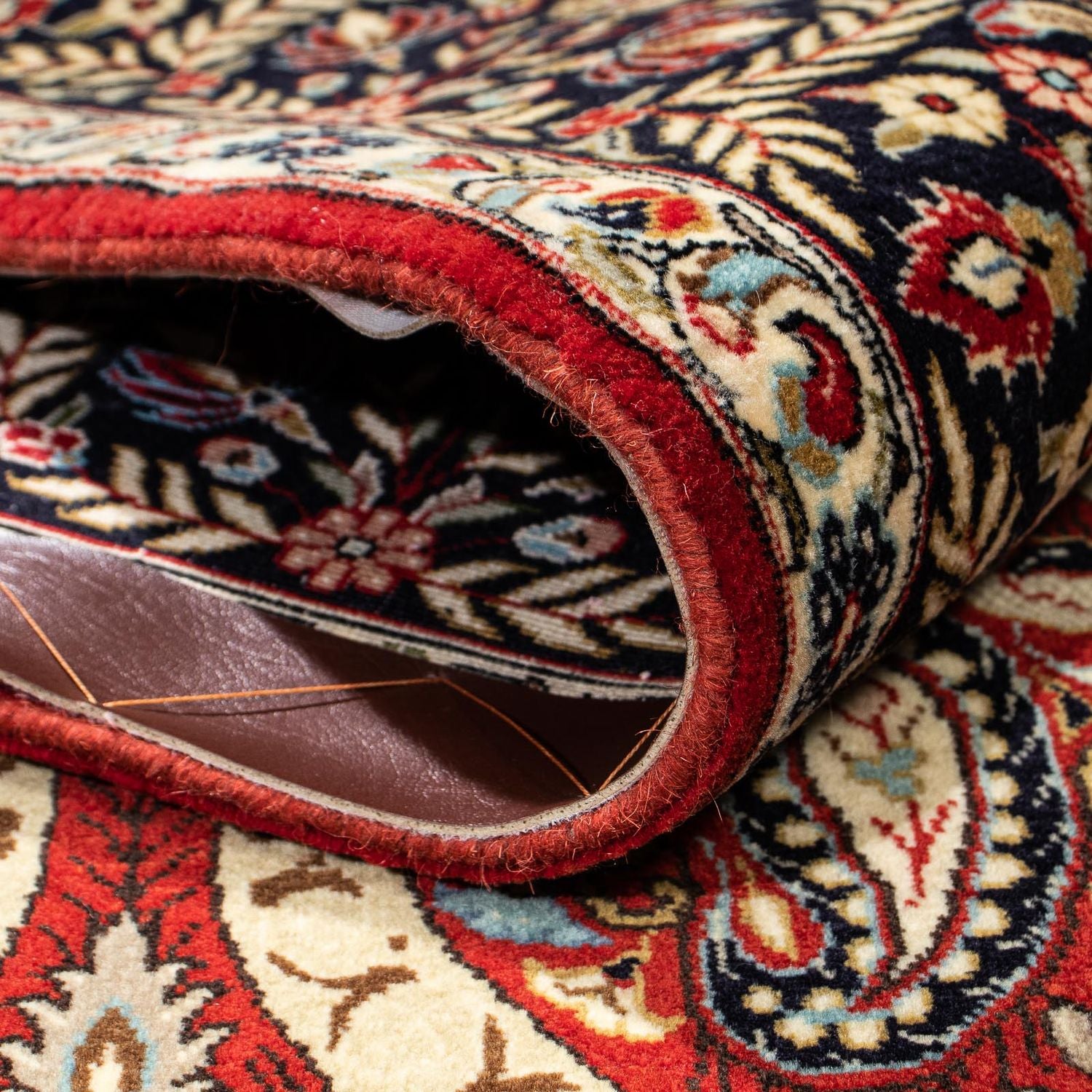 Alfombra persa - Ghom - 207 x 140 cm - multicolor