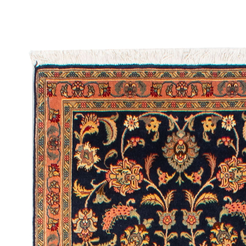 Alfombra de pasillo Alfombra Persa - Tabriz - Real - 292 x 66 cm - azul oscuro