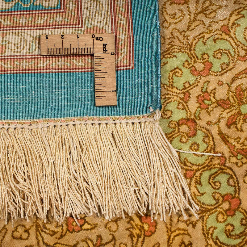 Alfombra de seda - Ghom Seda - Prima - 188 x 130 cm - beige